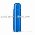 blue stainless steel vacuum flask